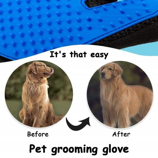 Ultimate Dog Grooming Glove: Dashed, Clean, and Massage Your Furry Friend with Ease! - dreamydogdeals.shop