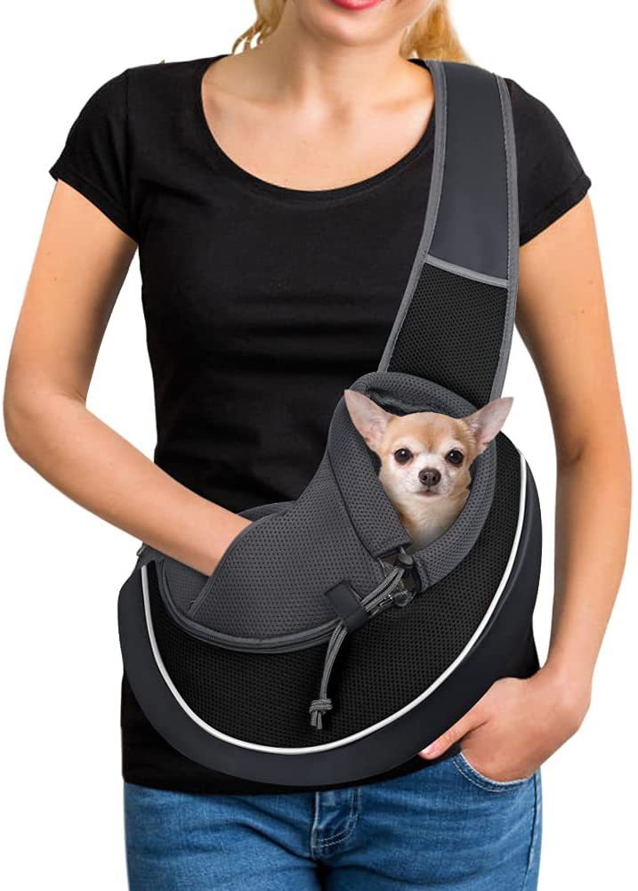 Women's Portable Crossbody Pet Carrier Bag – Stylish Outdoor Travel Bag for Dogs & Cats - dreamydogdeals.shop