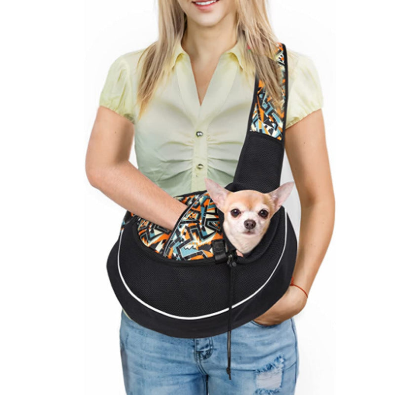 Women's Portable Crossbody Pet Carrier Bag – Stylish Outdoor Travel Bag for Dogs & Cats - dreamydogdeals.shop