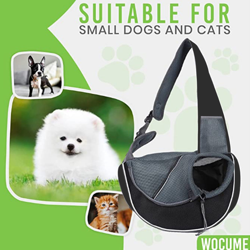 Women's Portable Crossbody Pet Carrier Bag – Stylish Outdoor Travel Bag for Dogs & Cats - dreamydogdeals.shop