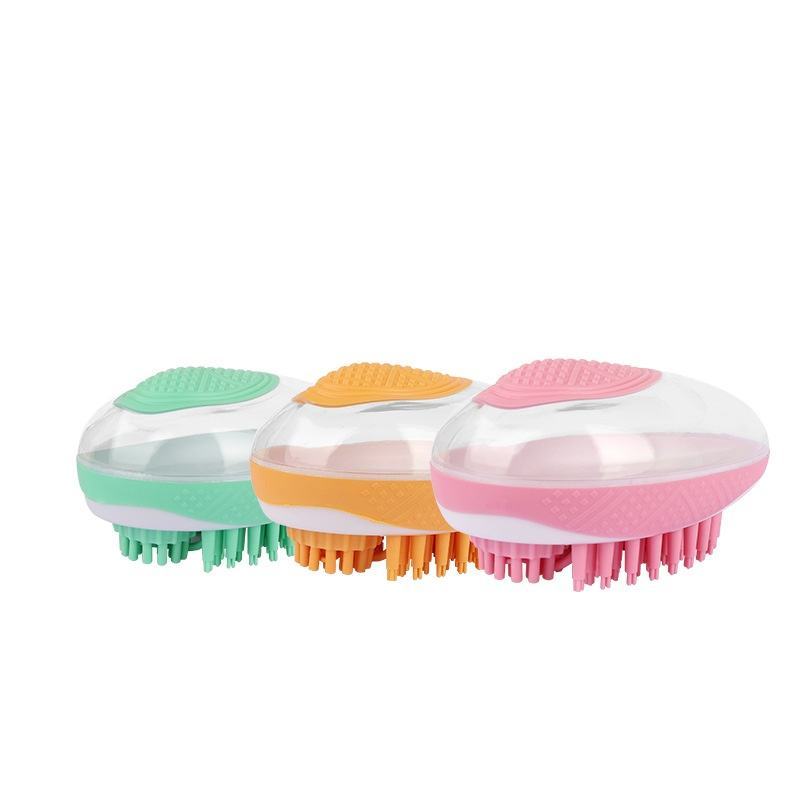 2-in-1 Dog Bath Brush & SPA Massage Comb | Soft Silicone Pet Grooming Tool - dreamydogdeals.shop