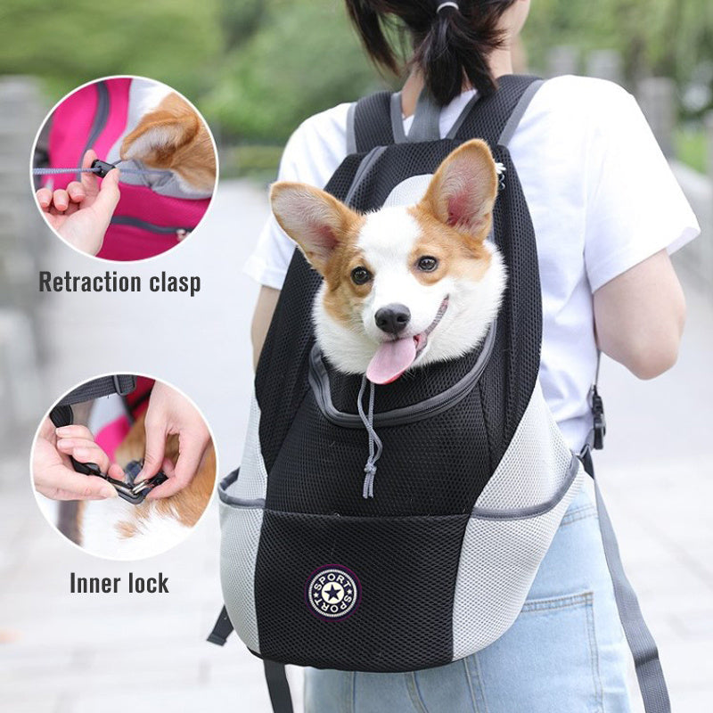 Doggie Day Out: Secure and Comfy Carrier Backpack. - dreamydogdeals.shop